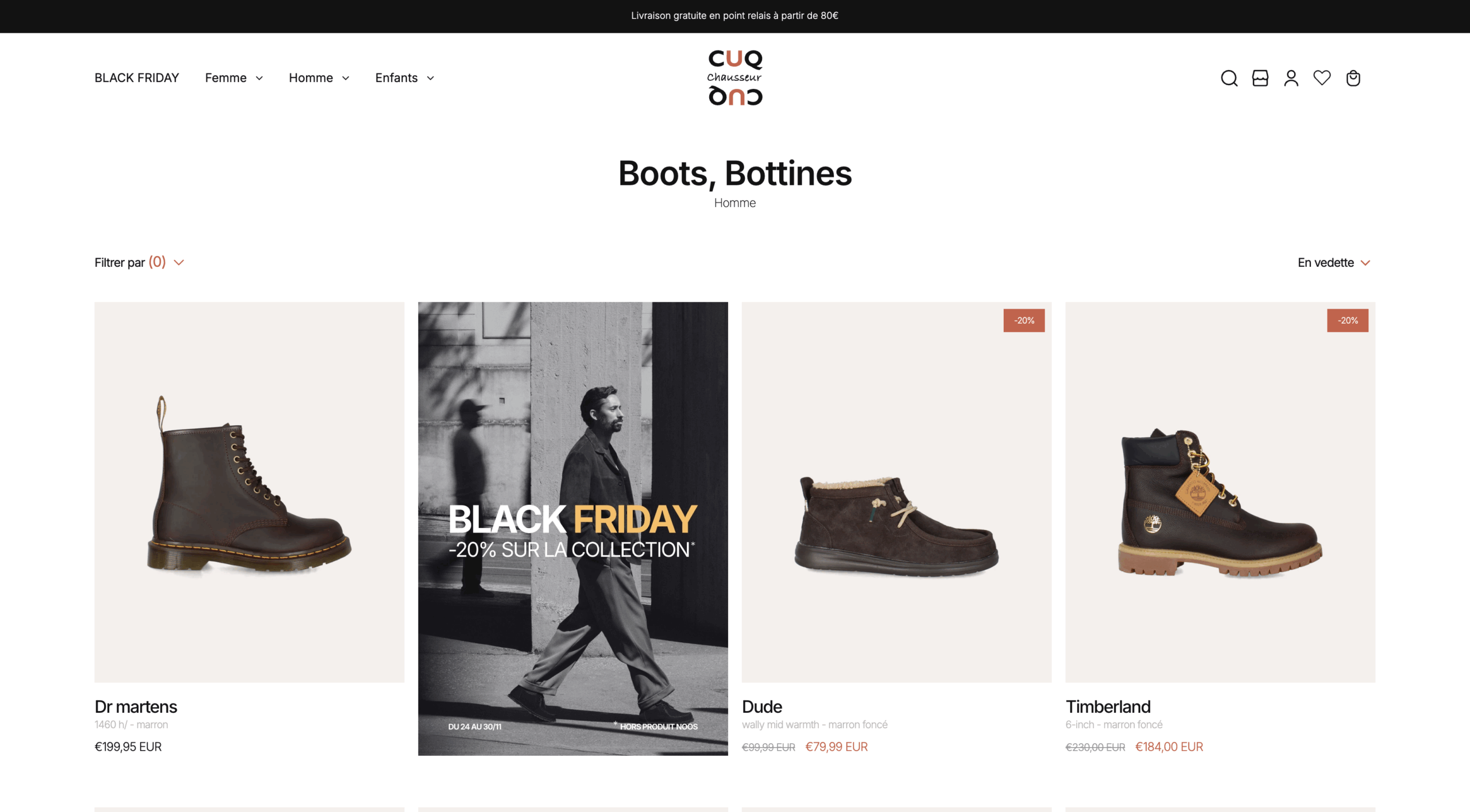 Cuq Chausseur Category