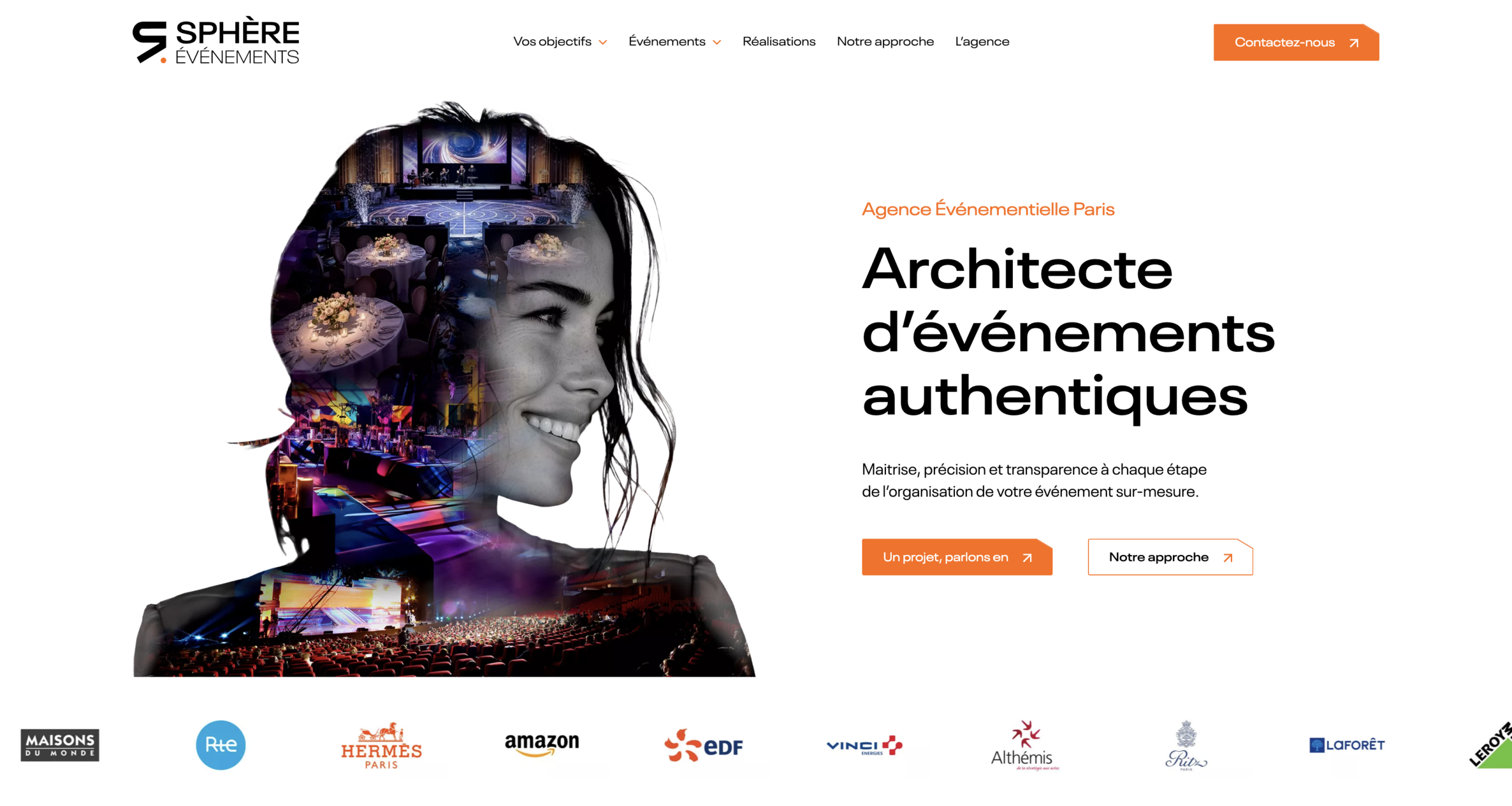 Sphere événements Website